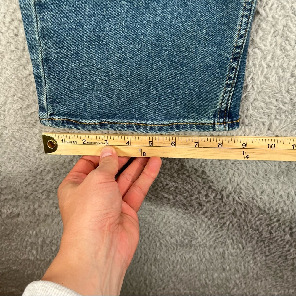 Levi's Denizen Blue 232 Slim Straight Jeans with Vintage Wash - Picture 12 of 13